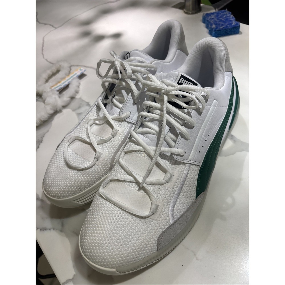 Size 14 - Puma Clyde Hardwood Power Green